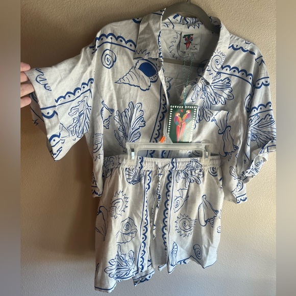 Live 4 Truth Pants - Live 4 Truth Parrot Print Shirt and Shorts Set